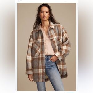 Lucky Brand Oversized Plaid Shacket